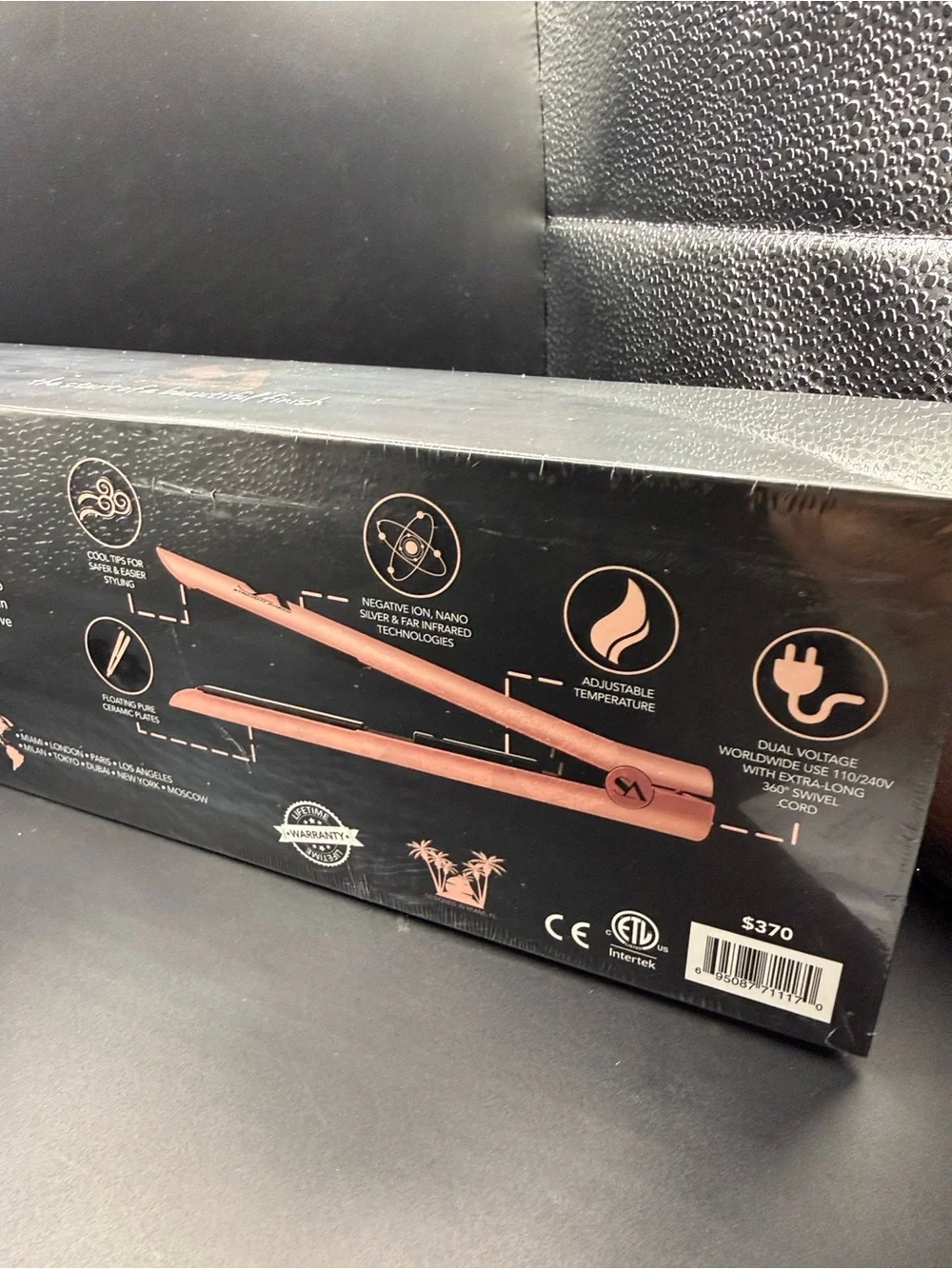 Straight Ahead Bionic Pro Ceramic Flat Iron - Rose Gold